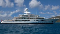 Mega yacht Musashi - side view